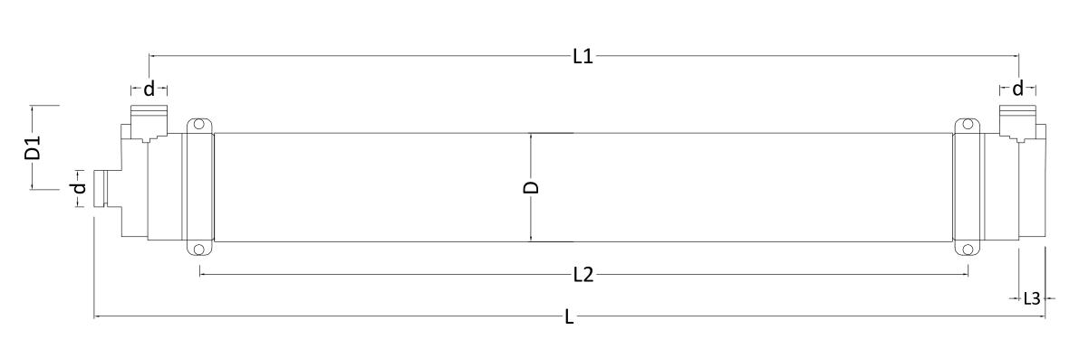 Pentair X-Flow Aquaflex 64 UF Membrane Element Analogue Module Dimensions Pentair X-Flow Aquaflex 64 UF Membrane Element Analogue Module Dimensions