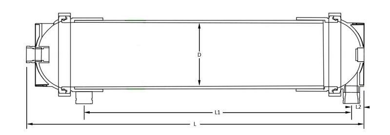 3M Liqui-Flux W08-07N UF Membrane Element Replacement Equivalent Module Dimensions