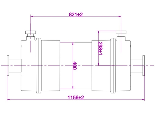 3M Liqui-Cel EXF-4X13 X40 Membrane Contactor Equivalent Dimensions 3M LiquiCel EXF-14x28 X50 Equivalent Membrane Contactor Dimensions