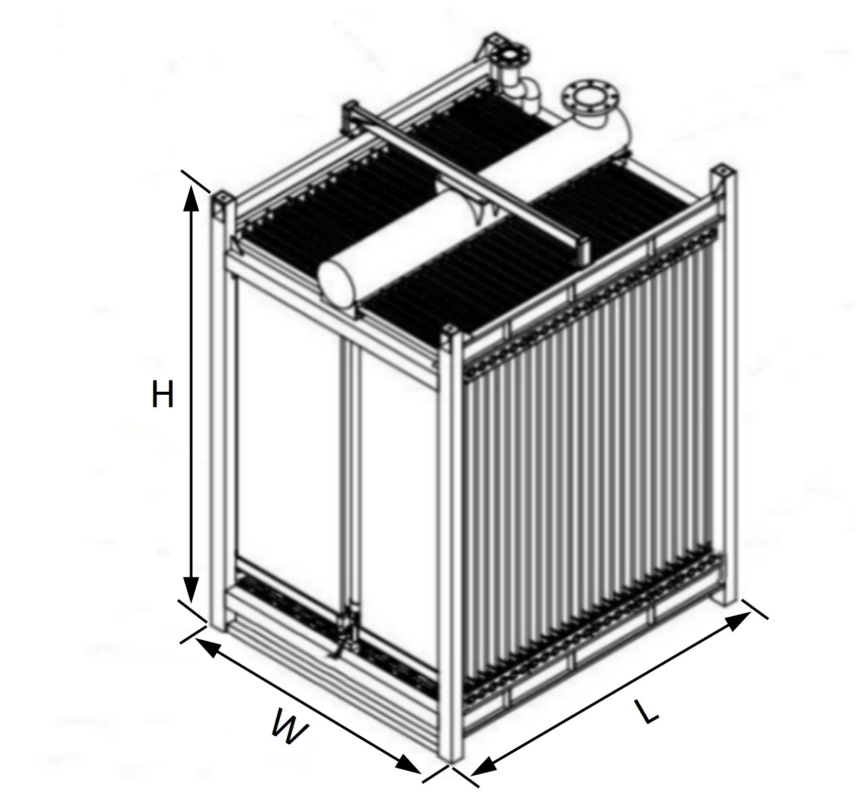Veolia ZW500D RX12 52/52 316L LEAP 6IN Cassette Equivalent Dimensions